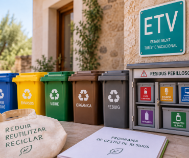 Programa de residuos para viviendas turísticas en Mallorca: ¿qué exige el PIAT?