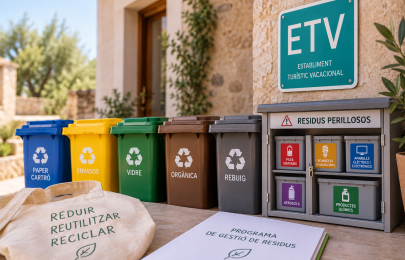 Programa de residuos para viviendas turísticas en Mallorca: ¿qué exige el PIAT?